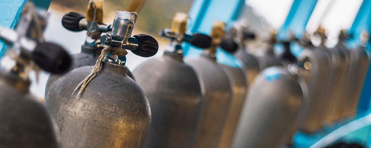 Газовые баллоны в Комсомольской